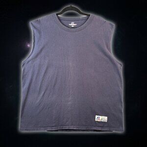 Russell Athletic Blue Summer Wicks Moisture Machine Washable Tanktop Men's XL